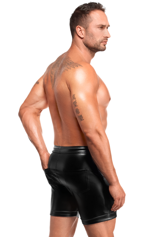 Lässige Wetlook Shorts