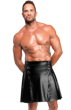 Wetlook Kilt mit Schlitz
