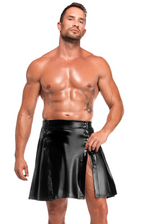 Wetlook Kilt mit Schlitz