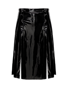 Lack Kilt mit Schlitz