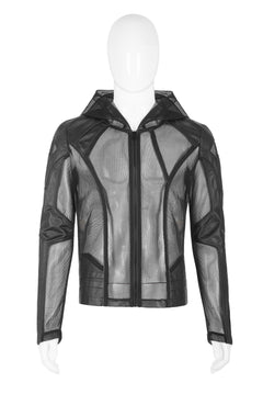 Meshjacke mit Kapuze