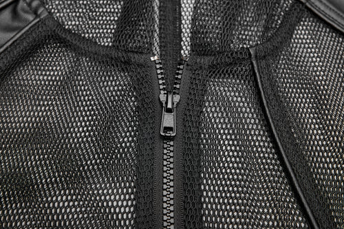 Meshjacke mit Kapuze