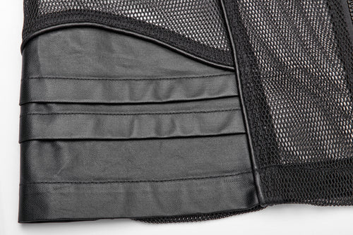 Meshjacke mit Kapuze