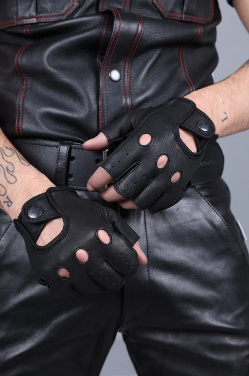 Leder Fingerhandschuhe