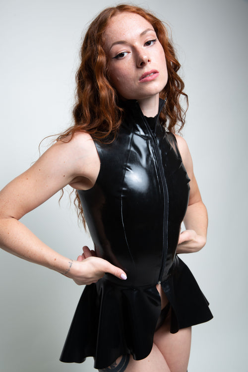 Latex Jacke mit Schößchen