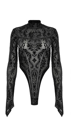 Meshbody mit Damastdruck
