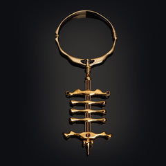 Bondage Metallhalsband & Fingerklemmen Set