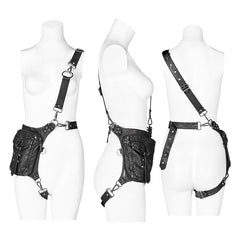 Kunstleder Harness-Tasche
