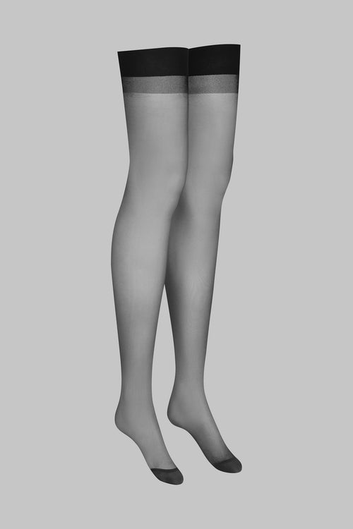 Nylon suspenders with seam