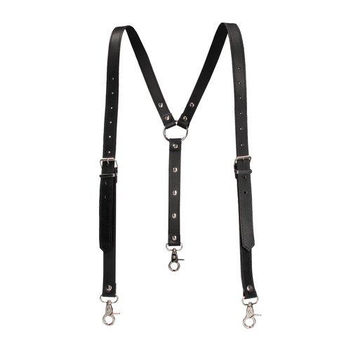 Leather suspenders