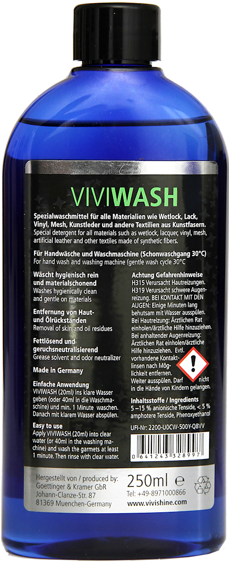 VIVIWASH Spezialreiniger für Lack und Kunstleder 250ml