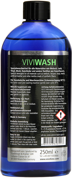 VIVIWASH special cleaner for paint and artificial leather 250ml
