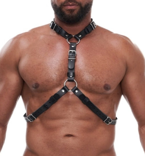 Leder Brust Harness