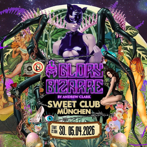 Ticket 05.04.2026 GLORY BIZARRE by Andrew Clark MÜNCHEN