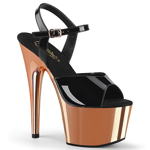 Chrom Plateau Sandale Gold