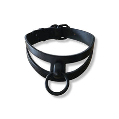 Leather collar AKASHA