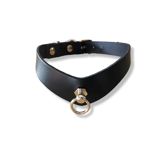 Leather collar VENDETTA