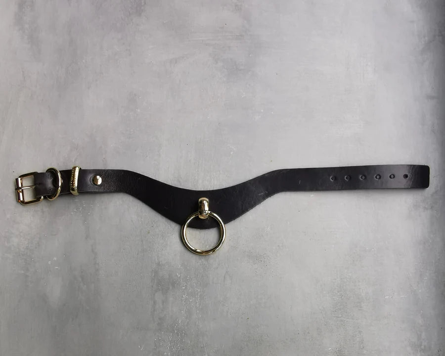 Leather collar ICONIC