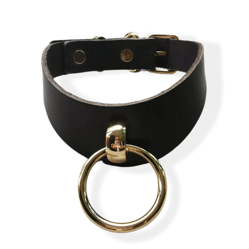 Leather collar ICONIC