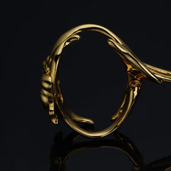 Genuine Leather Belt with Ring