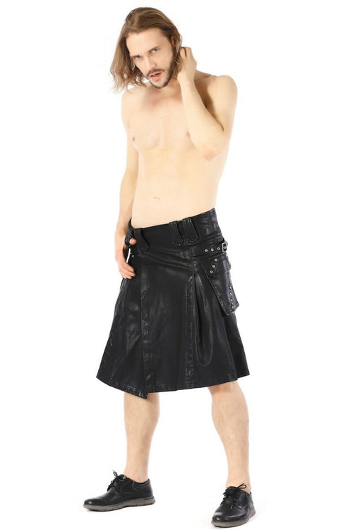 Kunstleder Kilt