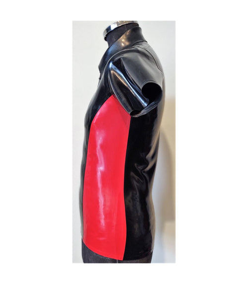 Latex Hemd mit Kragen