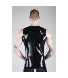 Latex shirt with round neck