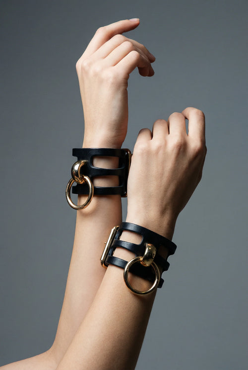 Leather bra SADA