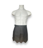 Real leather gladiator skirt