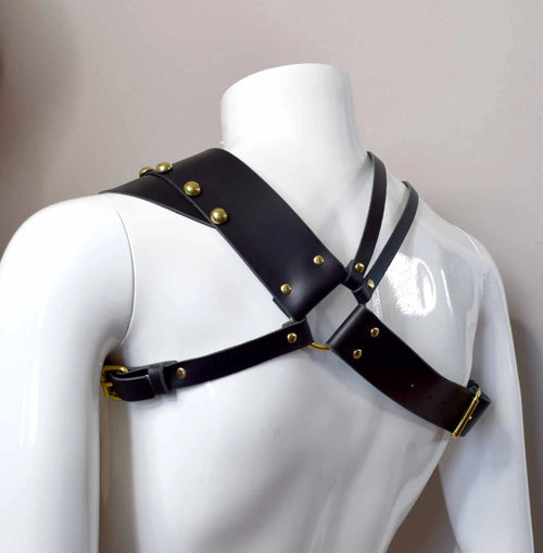 Leather Harness Asymmetric