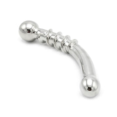 Stainless steel dildo twisted