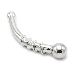 Stainless steel dildo twisted