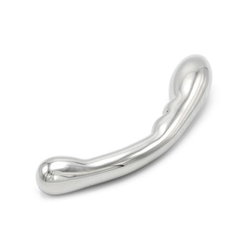 Stainless steel dildo with plug