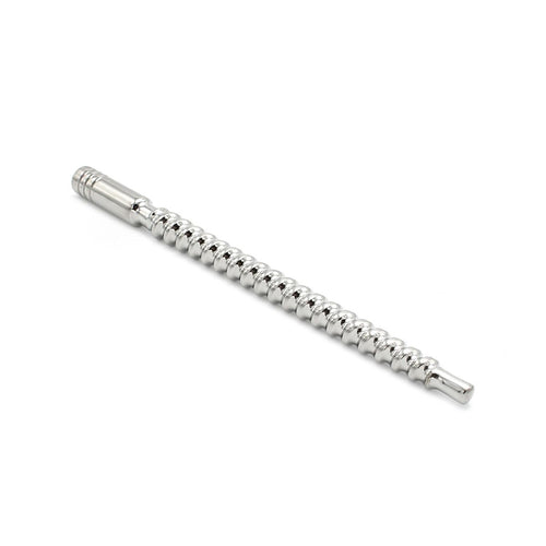 Stainless steel dildo with plug