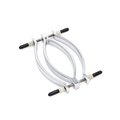 Stainless steel penis ring with anal plug