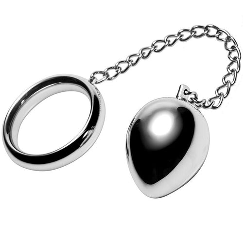 Edelstahl Plug mit Penisring