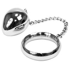 Edelstahl Plug mit Penisring