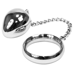 Edelstahl Plug mit Penisring