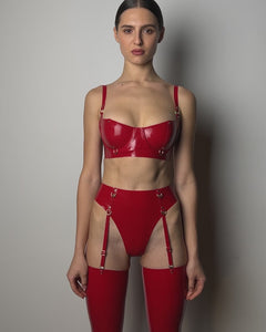 Latex String mit Strapsen