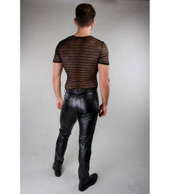 faux leather pants