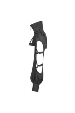 Stoffbolero mit Cut-Outs