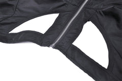 Stoffbolero mit Cut-Outs