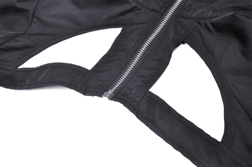 Stoffbolero mit Cut-Outs