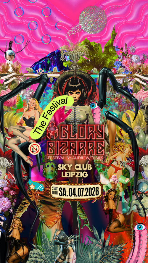 Ticket 04.07.2026 GLORY BIZARRE Festival by Andrew Clark Leipzig