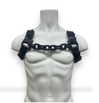 Leder Ketten Harness Massiv