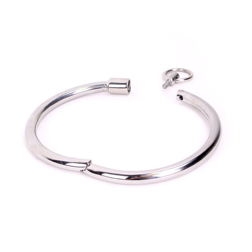 Stainless steel collar round - keyless