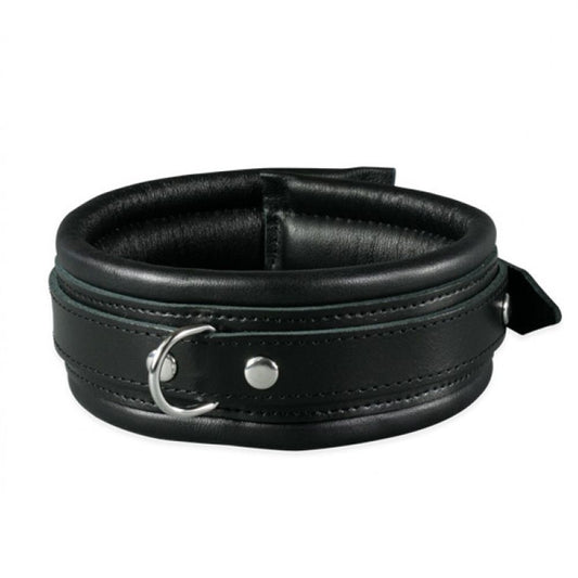 Leather collar 5 cm