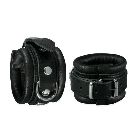 Leather handcuffs 5cm
