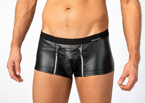 Boxer shorts with contrast