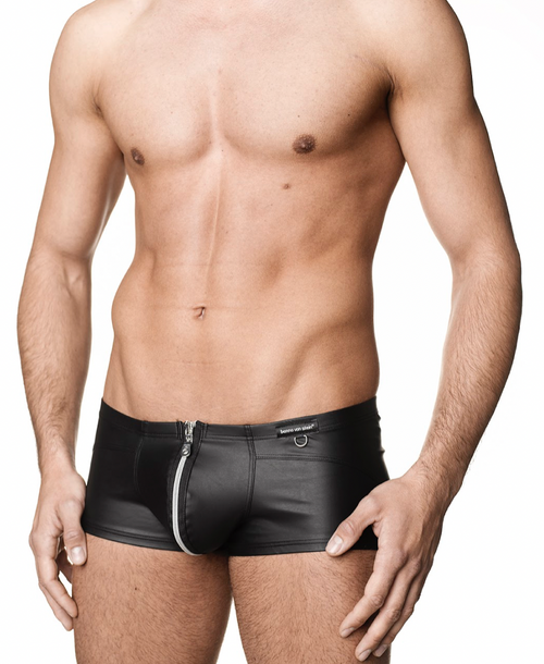 Boxershort mit Kontrastreißverschluss